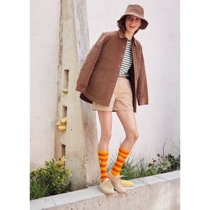 Kule Dante Latte Corduroy Shirt Jacket